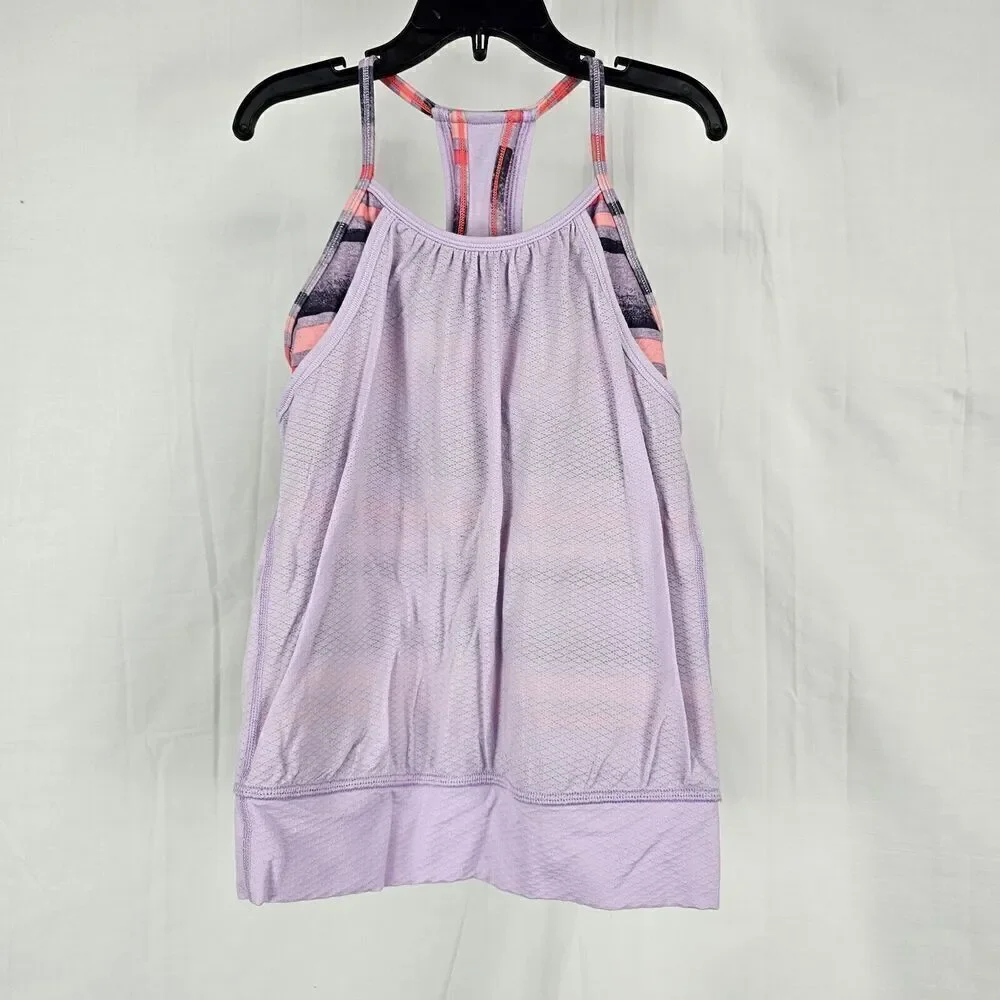 Ivivva by Lululemon Double Dutch Tank Top Size 6 Girls Lavender